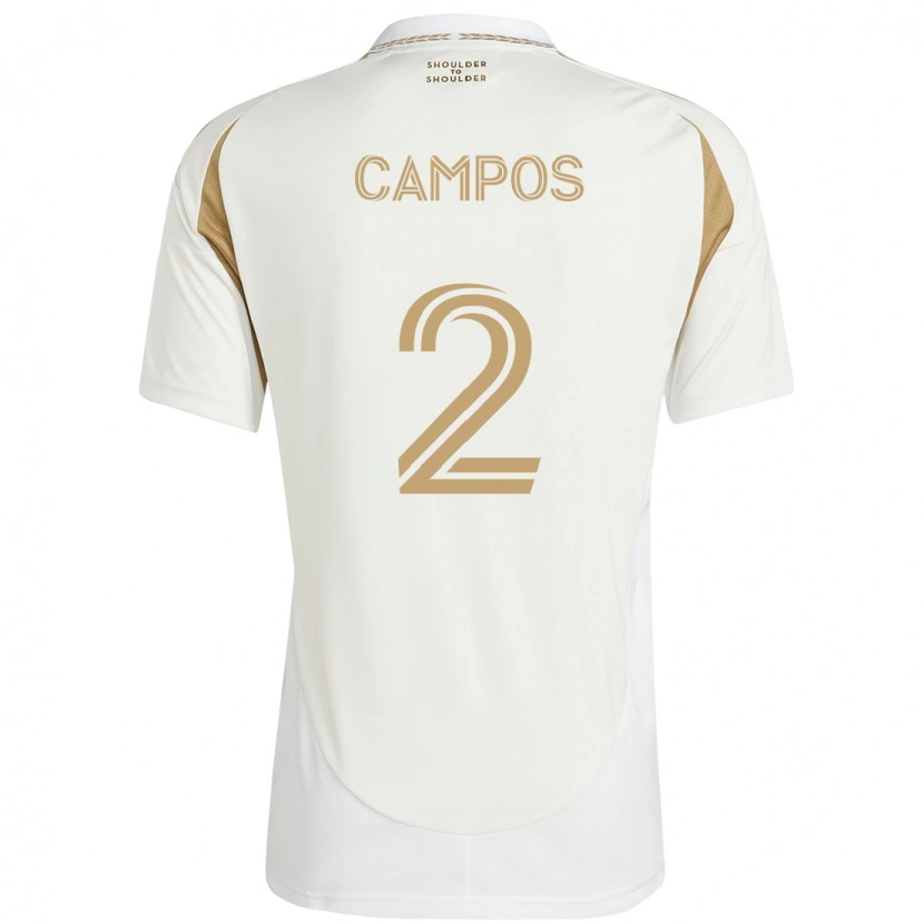 Danxen Męski Omar Campos #2 Czarny Brązowy Wyjazdowa Koszulka 2025/26 Koszulki Klubowe