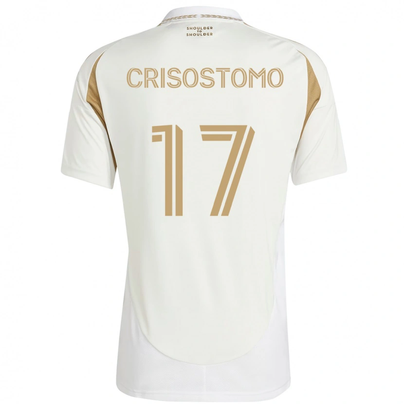 Danxen Męski Danny Crisostomo #17 Czarny Brązowy Wyjazdowa Koszulka 2025/26 Koszulki Klubowe
