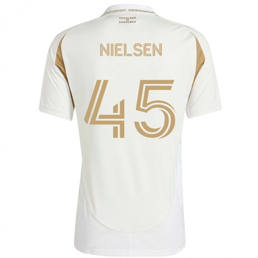 Danxen Męski Kenny Nielsen #45 Czarny Brązowy Wyjazdowa Koszulka 2025/26 Koszulki Klubowe