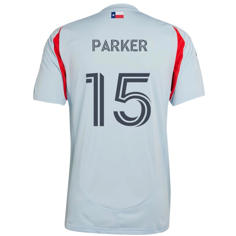 Danxen Męski Isaiah Parker #15 Jasnoniebieski Czerwony Wyjazdowa Koszulka 2025/26 Koszulki Klubowe