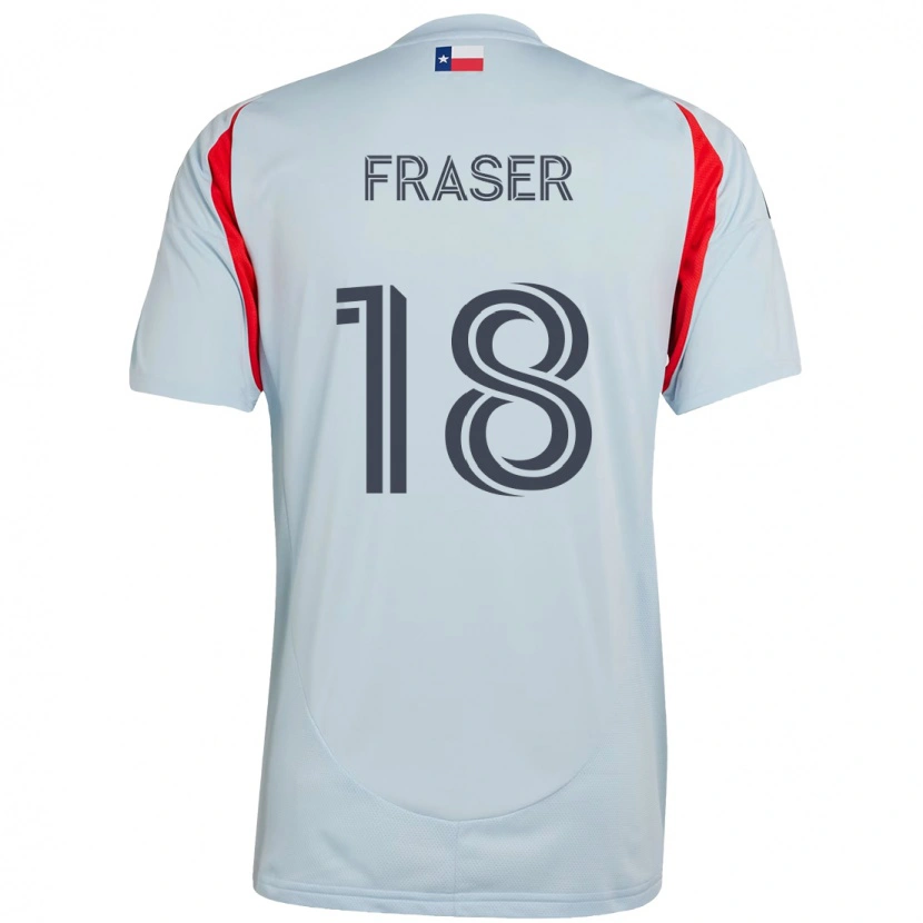 Danxen Męski Liam Fraser #18 Czerwony Granatowy Wyjazdowa Koszulka 2025/26 Koszulki Klubowe