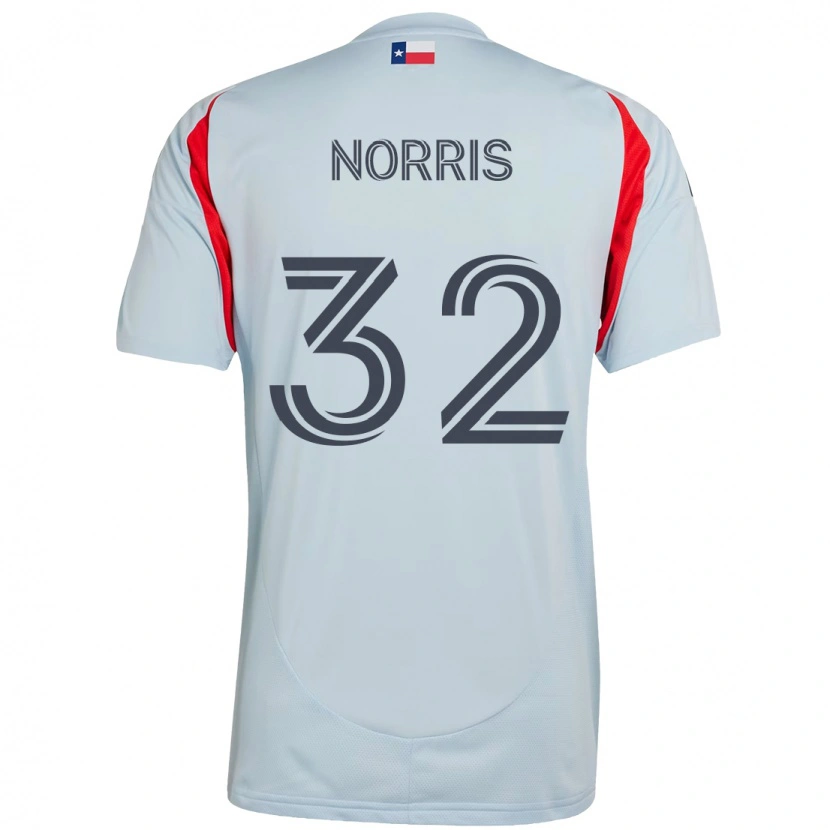Danxen Męski Nolan Norris #32 Czerwony Granatowy Wyjazdowa Koszulka 2025/26 Koszulki Klubowe