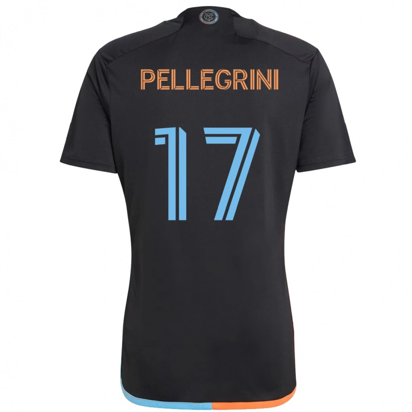 Danxen Męski Matías Pellegrini #17 Jasnoniebieski Wyjazdowa Koszulka 2025/26 Koszulki Klubowe
