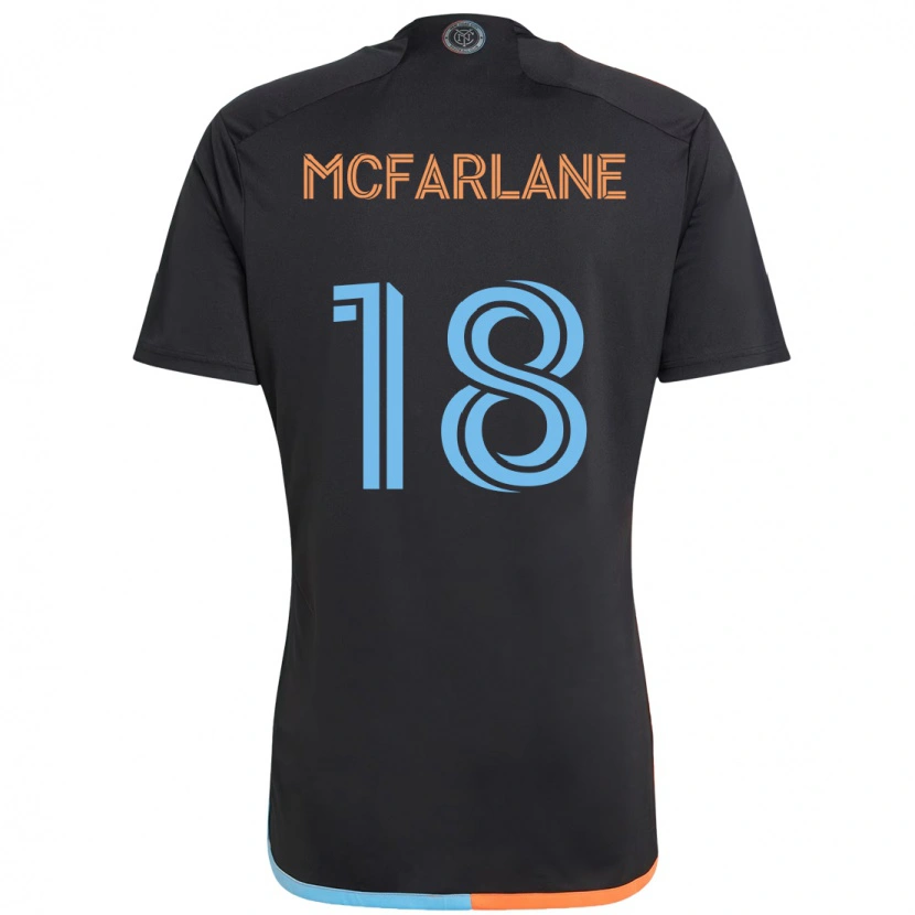 Danxen Męski Christian Mcfarlane #18 Jasnoniebieski Wyjazdowa Koszulka 2025/26 Koszulki Klubowe
