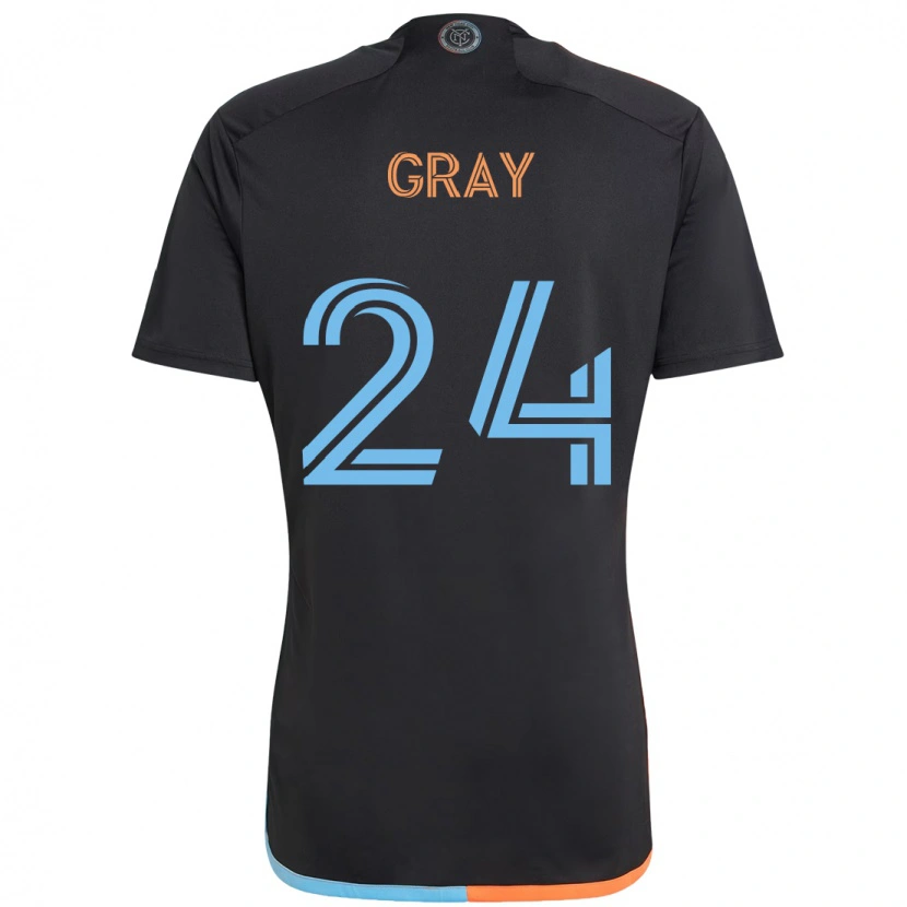 Danxen Męski Tayvon Gray #24 Jasnoniebieski Wyjazdowa Koszulka 2025/26 Koszulki Klubowe
