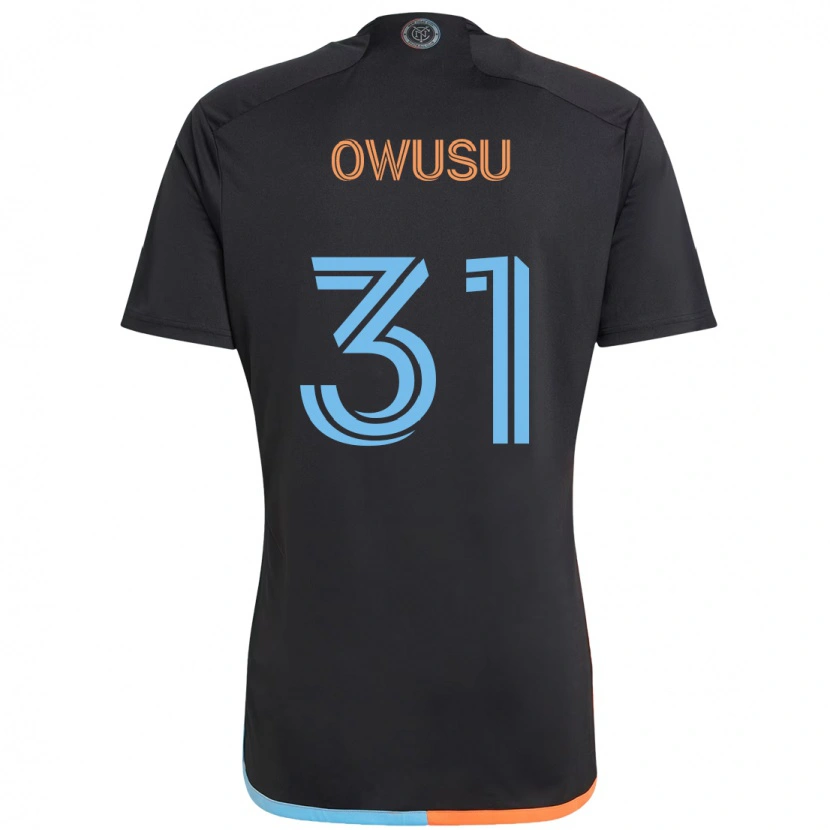Danxen Męski Samuel Owusu #31 Jasnoniebieski Wyjazdowa Koszulka 2025/26 Koszulki Klubowe