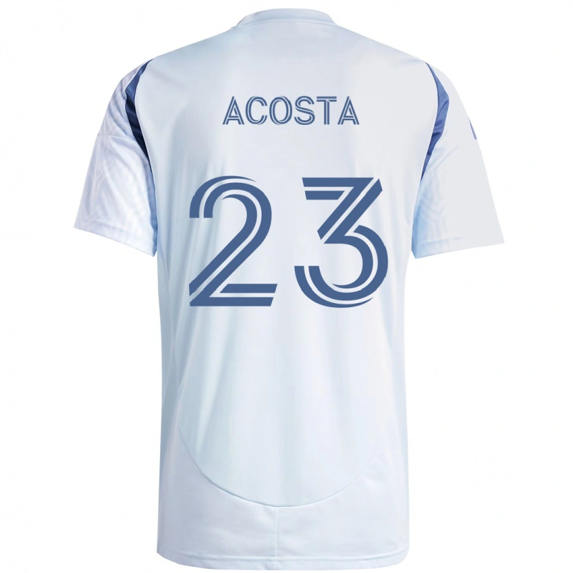 Danxen Męski Kellyn Acosta #23 Czerwony Biały Wyjazdowa Koszulka 2025/26 Koszulki Klubowe