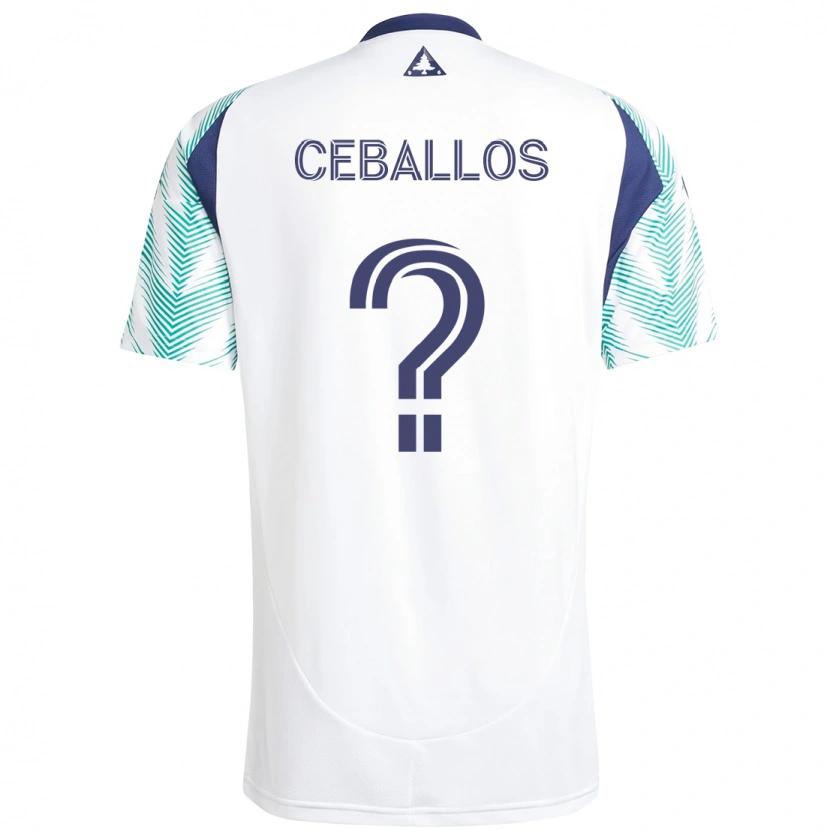 Danxen Męski Brayan Ceballos #0 Niebieski Czerwony Wyjazdowa Koszulka 2025/26 Koszulki Klubowe