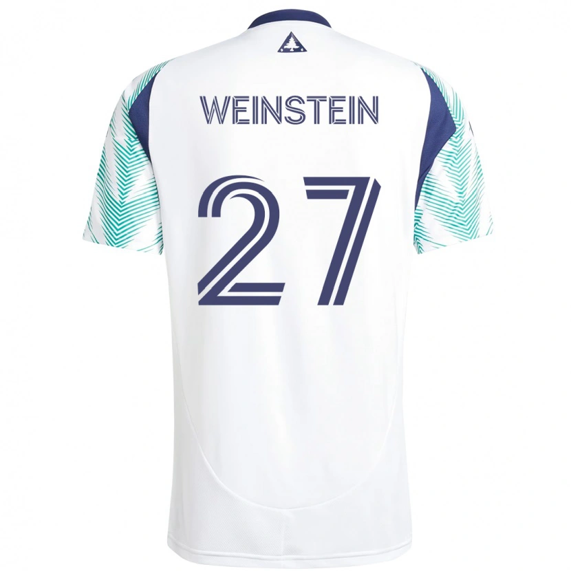 Danxen Męski Max Weinstein #27 Niebieski Czerwony Wyjazdowa Koszulka 2025/26 Koszulki Klubowe