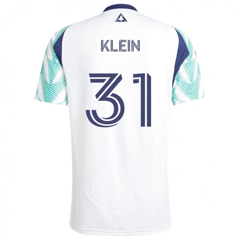 Danxen Męski Eric Klein #31 Niebieski Czerwony Wyjazdowa Koszulka 2025/26 Koszulki Klubowe