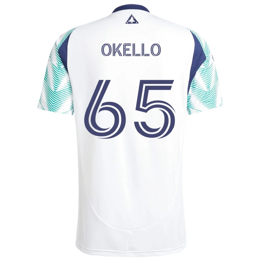 Danxen Męski Noble Okello #65 Niebieski Czerwony Wyjazdowa Koszulka 2025/26 Koszulki Klubowe