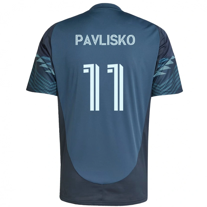 Danxen Męski Kirsten Pavlisko #11 Zielony Biały Wyjazdowa Koszulka 2025/26 Koszulki Klubowe