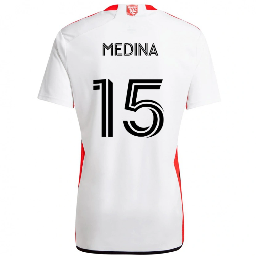 Danxen Męski Cruz Medina #15 Czarny Ciemnoniebieski Wyjazdowa Koszulka 2025/26 Koszulki Klubowe