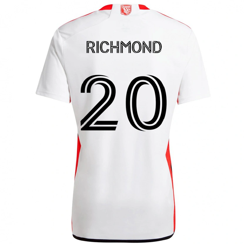 Danxen Męski Will Richmond #20 Czarny Ciemnoniebieski Wyjazdowa Koszulka 2025/26 Koszulki Klubowe