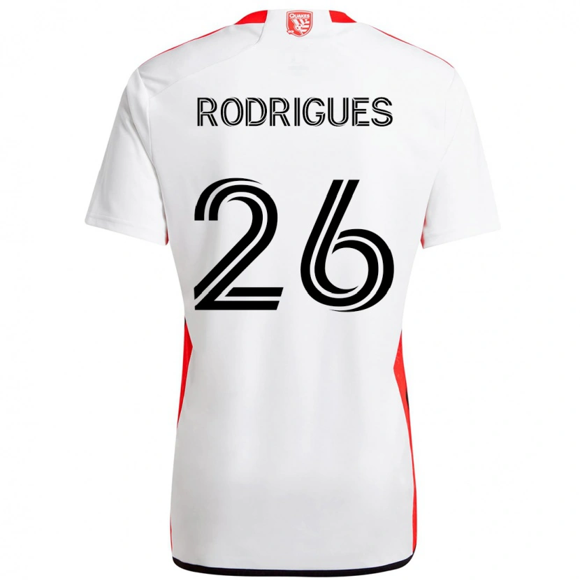 Danxen Męski Rodrigues #26 Czarny Ciemnoniebieski Wyjazdowa Koszulka 2025/26 Koszulki Klubowe