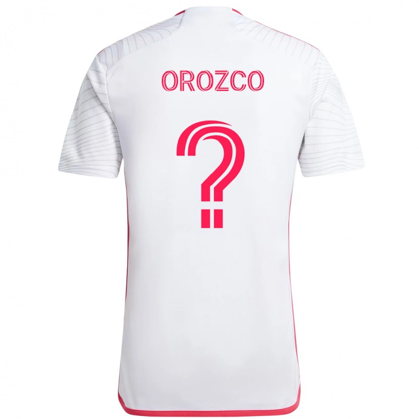 Danxen Męski Jaziel Orozco #0 Biały Magenta Wyjazdowa Koszulka 2025/26 Koszulki Klubowe