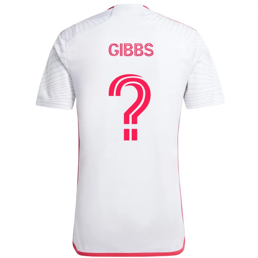 Danxen Męski Ryley Gibbs #0 Biały Magenta Wyjazdowa Koszulka 2025/26 Koszulki Klubowe