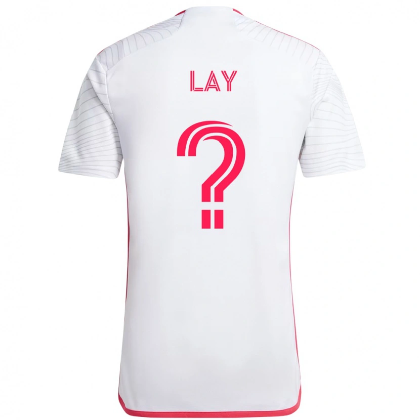 Danxen Męski Mikey Lay #0 Biały Magenta Wyjazdowa Koszulka 2025/26 Koszulki Klubowe