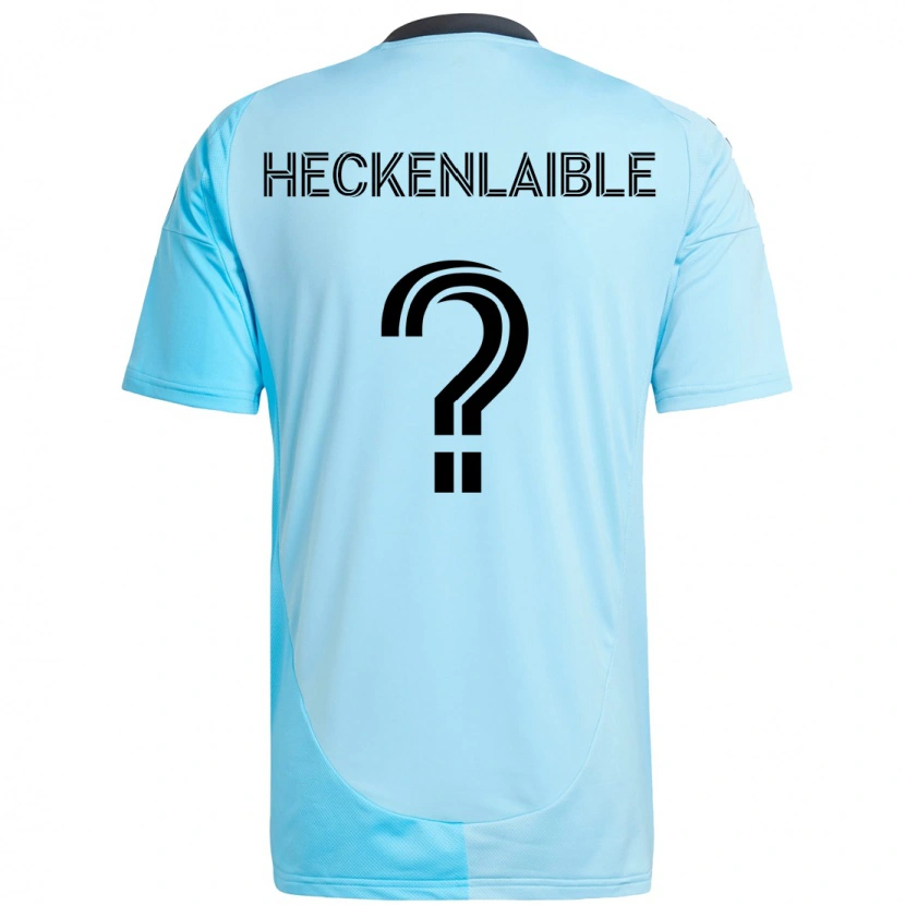 Danxen Męski Andrew Heckenlaible #0 Czarny Niebieski Wyjazdowa Koszulka 2025/26 Koszulki Klubowe