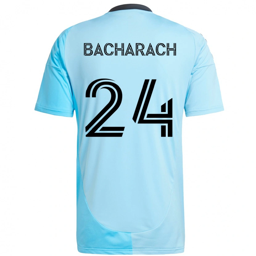 Danxen Męski Hugo Bacharach #24 Czarny Niebieski Wyjazdowa Koszulka 2025/26 Koszulki Klubowe