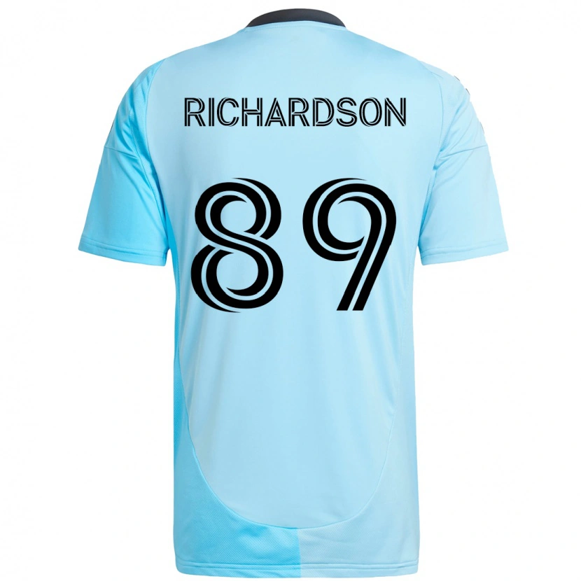 Danxen Męski Nick Richardson #89 Czarny Niebieski Wyjazdowa Koszulka 2025/26 Koszulki Klubowe