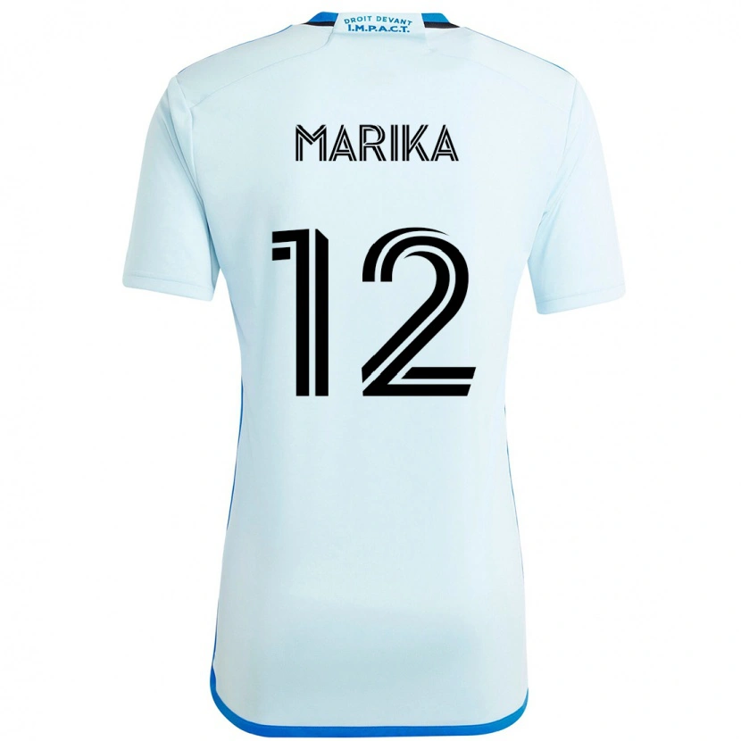 Danxen Męski Martineau Marika #12 Ciemnoniebieski Czarny Wyjazdowa Koszulka 2025/26 Koszulki Klubowe