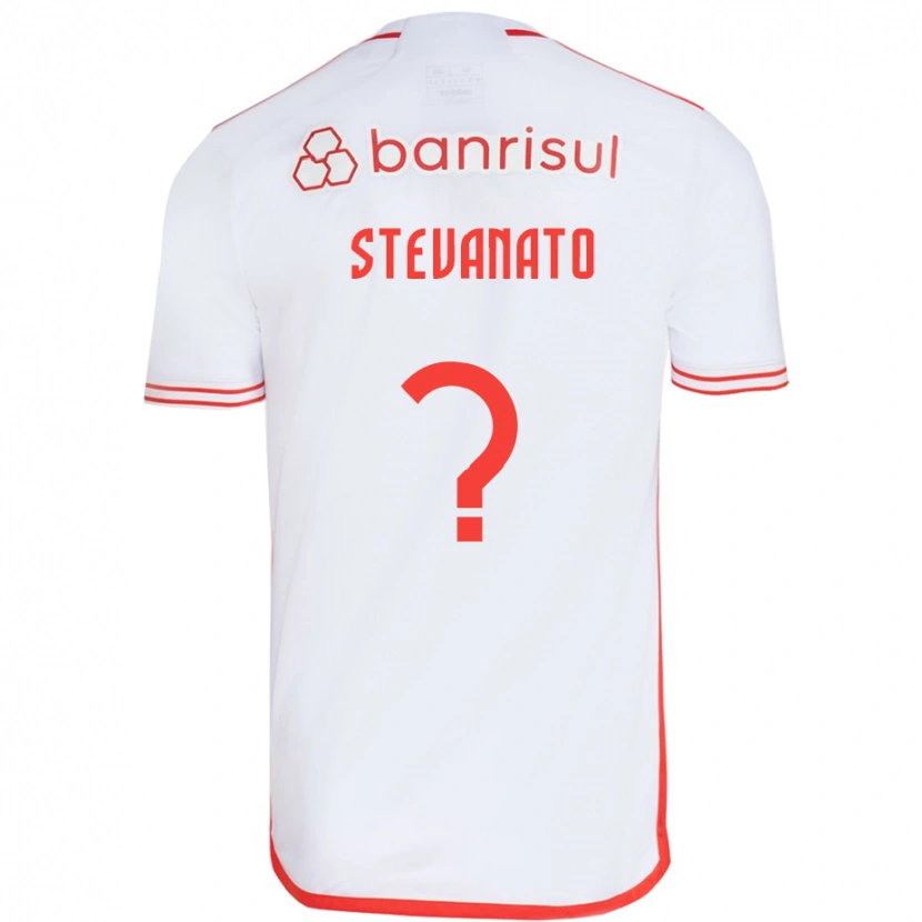 Danxen Męski Eduardo Stevanato #0 Czerwony Biały Wyjazdowa Koszulka 2025/26 Koszulki Klubowe