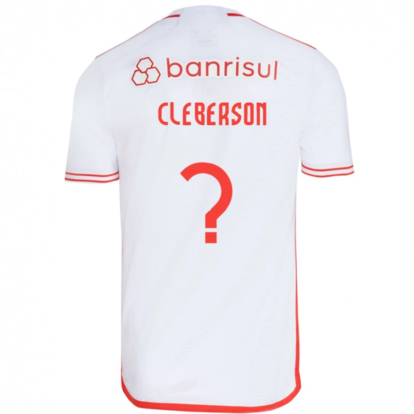 Danxen Męski Cleberson #0 Czerwony Biały Wyjazdowa Koszulka 2025/26 Koszulki Klubowe