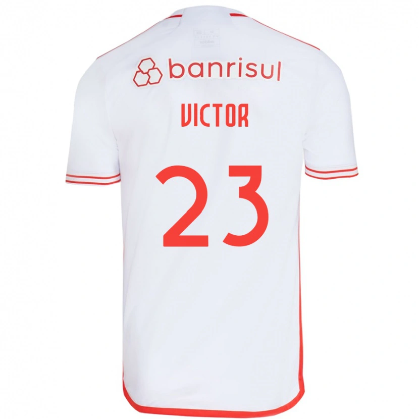 Danxen Męski Paulo Victor #23 Czerwony Biały Wyjazdowa Koszulka 2025/26 Koszulki Klubowe
