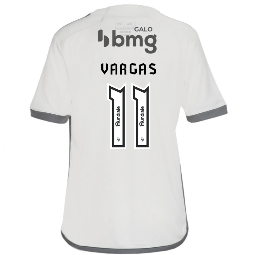 Danxen Męski Eduardo Vargas #11 Biały Czarny Wyjazdowa Koszulka 2025/26 Koszulki Klubowe