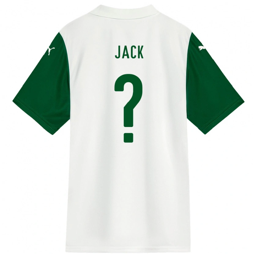 Danxen Męski Fellipe Jack #0 Zielony Biały Wyjazdowa Koszulka 2025/26 Koszulki Klubowe