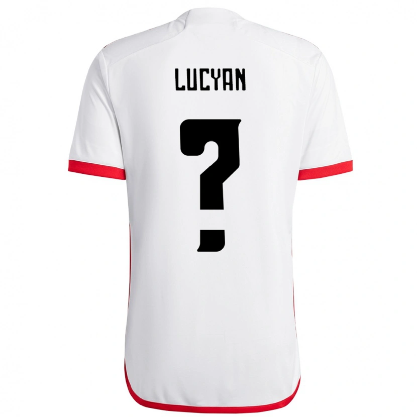 Danxen Męski Lucyan #0 Czerwony Czarny Wyjazdowa Koszulka 2025/26 Koszulki Klubowe