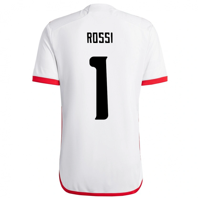 Danxen Męski Agustín Rossi #1 Czerwony Czarny Wyjazdowa Koszulka 2025/26 Koszulki Klubowe