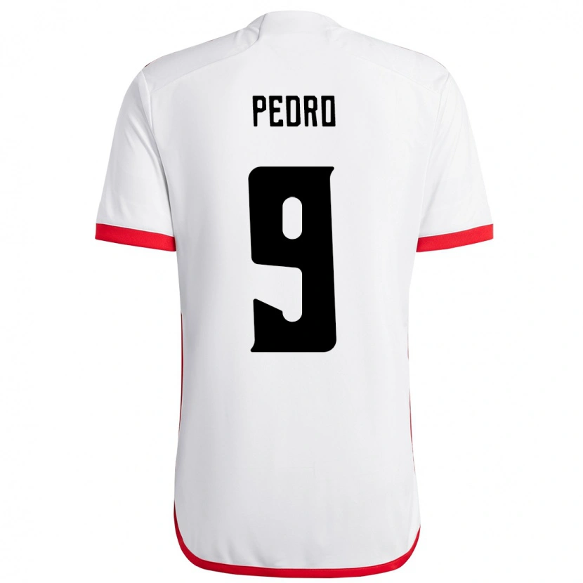 Danxen Męski Pedro #9 Czerwony Czarny Wyjazdowa Koszulka 2025/26 Koszulki Klubowe