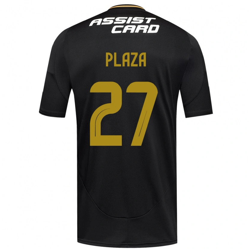 Danxen Męski Diego Plaza #27 Czarny Biały Wyjazdowa Koszulka 2025/26 Koszulki Klubowe