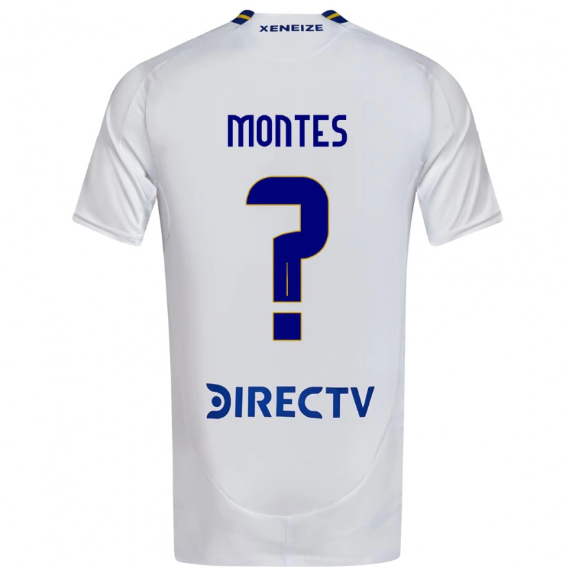 Danxen Męski Rodrigo Montes #0 Królewski Niebieski Żółty Wyjazdowa Koszulka 2025/26 Koszulki Klubowe