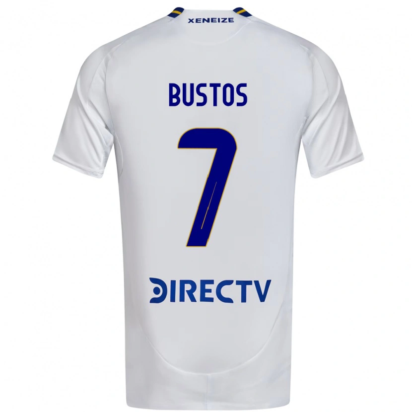 Danxen Męski Tomás Bustos #7 Królewski Niebieski Żółty Wyjazdowa Koszulka 2025/26 Koszulki Klubowe