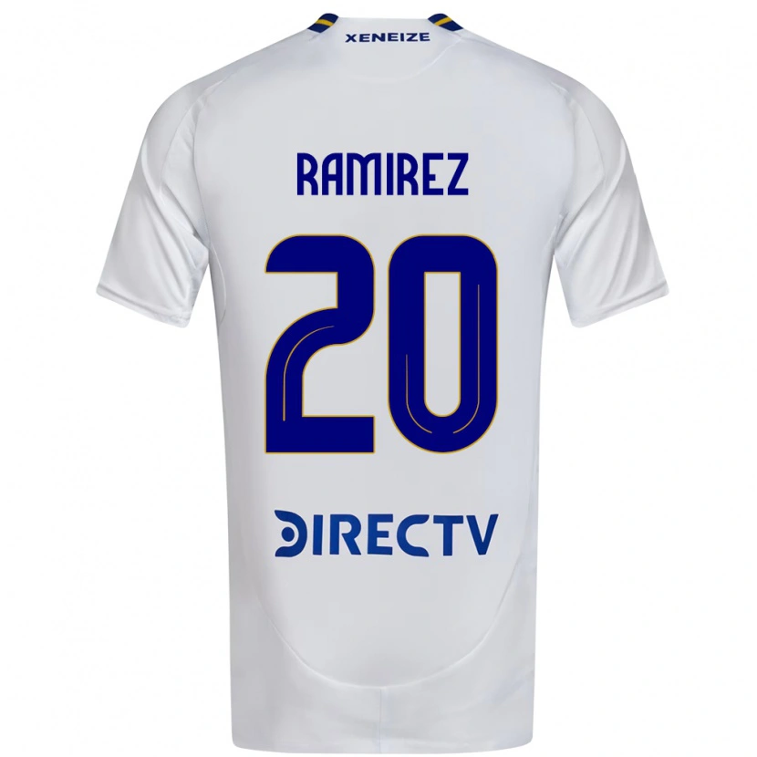 Danxen Męski Juan Ramirez #20 Królewski Niebieski Żółty Wyjazdowa Koszulka 2025/26 Koszulki Klubowe