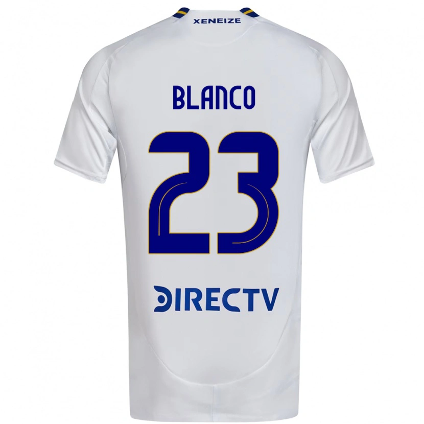 Danxen Męski Lautaro Blanco #23 Królewski Niebieski Żółty Wyjazdowa Koszulka 2025/26 Koszulki Klubowe