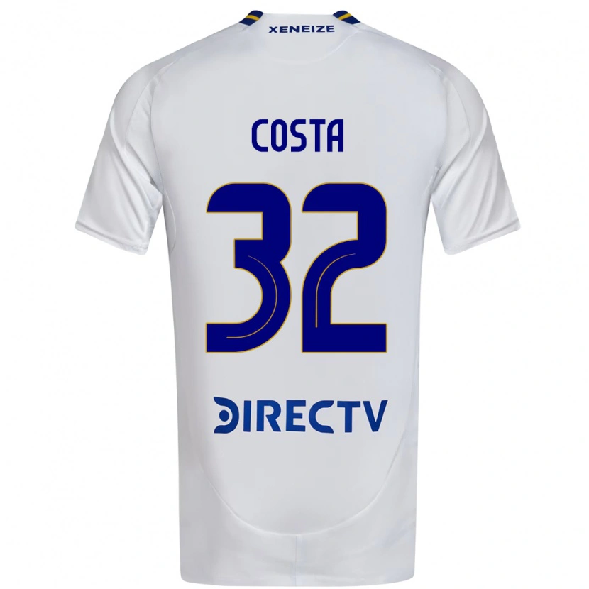 Danxen Męski Ayrton Costa #32 Królewski Niebieski Żółty Wyjazdowa Koszulka 2025/26 Koszulki Klubowe