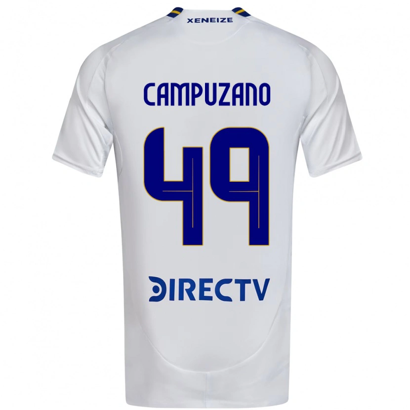 Danxen Męski Jorman Campuzano #49 Królewski Niebieski Żółty Wyjazdowa Koszulka 2025/26 Koszulki Klubowe