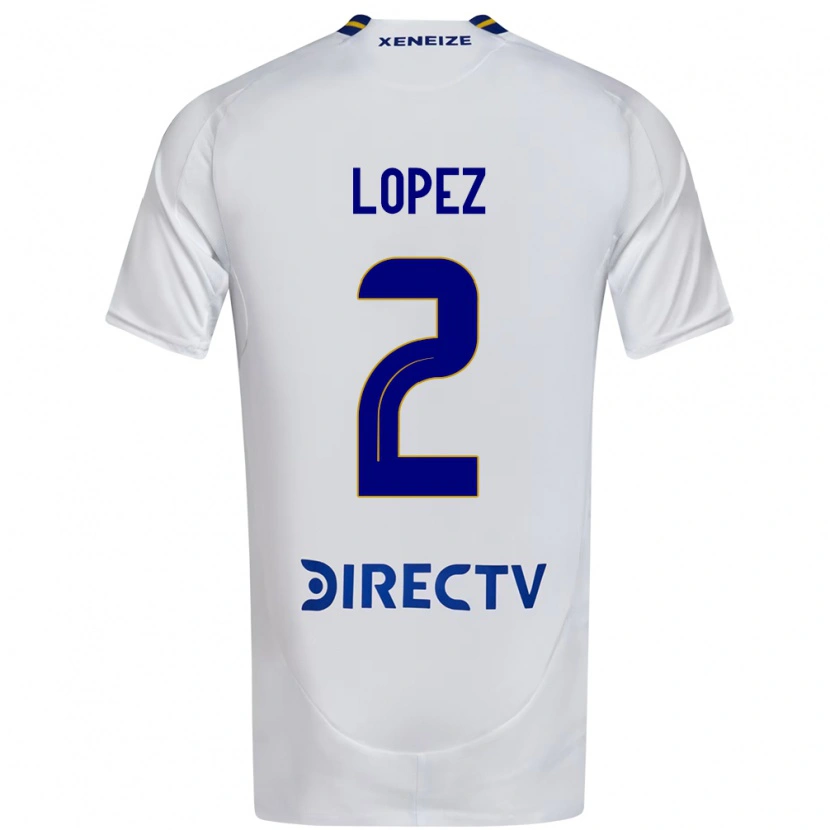 Danxen Męski Lisandro Lopez #2 Królewski Niebieski Żółty Wyjazdowa Koszulka 2025/26 Koszulki Klubowe