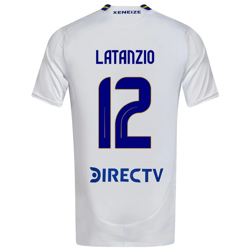 Danxen Męski Florencia Latanzio #12 Królewski Niebieski Żółty Wyjazdowa Koszulka 2025/26 Koszulki Klubowe