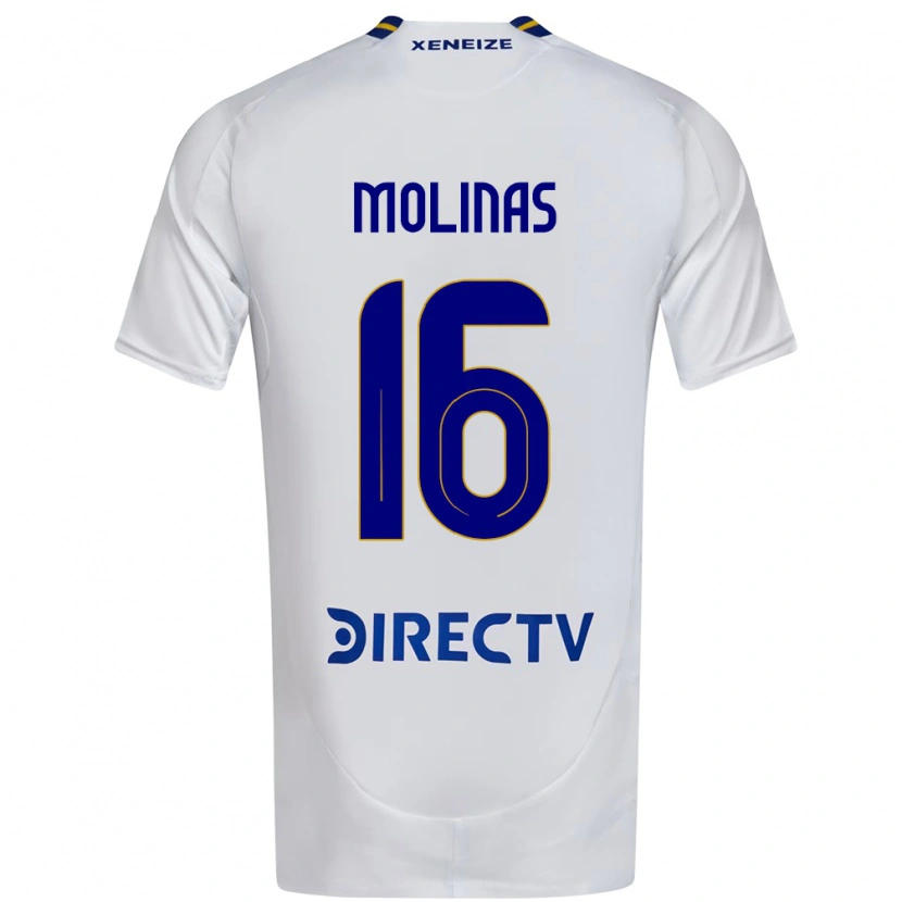 Danxen Męski Aaron Molinas #16 Królewski Niebieski Żółty Wyjazdowa Koszulka 2025/26 Koszulki Klubowe