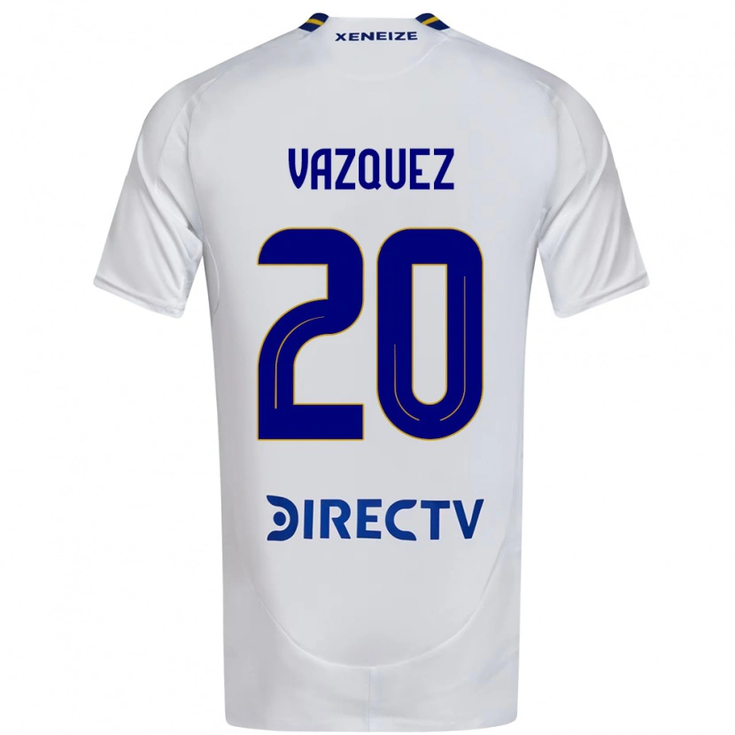 Danxen Męski Constanza Vazquez #20 Królewski Niebieski Żółty Wyjazdowa Koszulka 2025/26 Koszulki Klubowe
