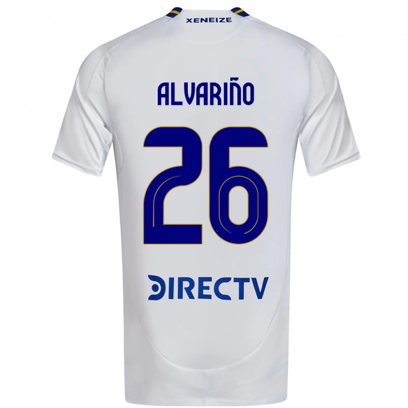 Danxen Męski Alexis Alvariño #26 Królewski Niebieski Żółty Wyjazdowa Koszulka 2025/26 Koszulki Klubowe