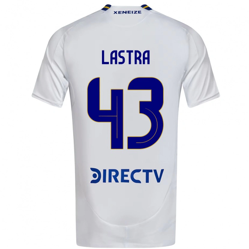 Danxen Męski Agustin Lastra #43 Królewski Niebieski Żółty Wyjazdowa Koszulka 2025/26 Koszulki Klubowe