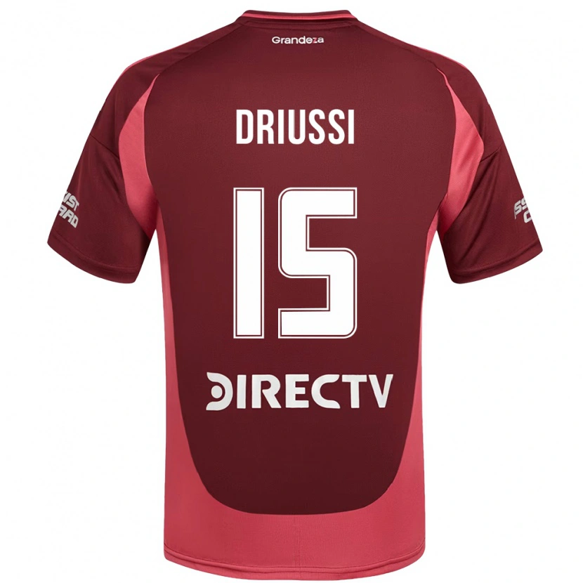 Danxen Męski Sebastián Driussi #15 Burgundzki Magenta Wyjazdowa Koszulka 2025/26 Koszulki Klubowe