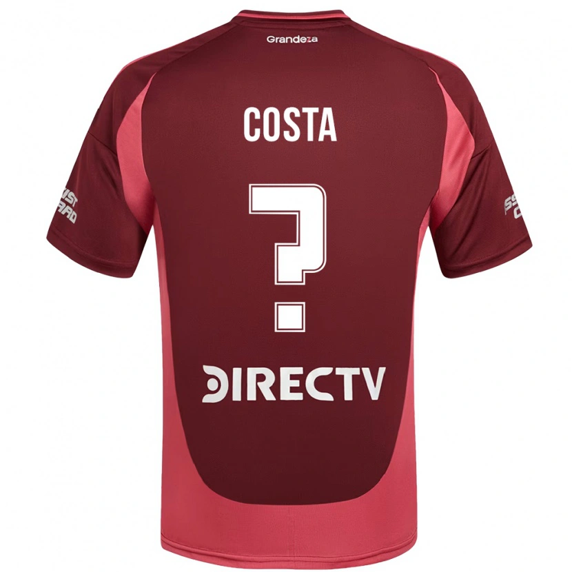 Danxen Męski Victoria Costa #0 Burgundzki Magenta Wyjazdowa Koszulka 2025/26 Koszulki Klubowe
