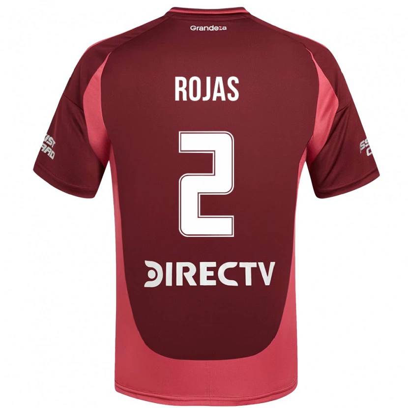 Danxen Męski Robert Rojas #2 Biały Czerwony Wyjazdowa Koszulka 2025/26 Koszulki Klubowe